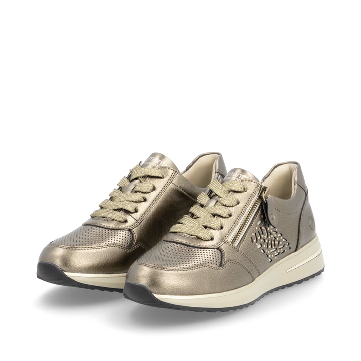 Remonte Artikelnummer D1G00-90 remonte Damen Sneaker bronze-metallic Sonderangebot