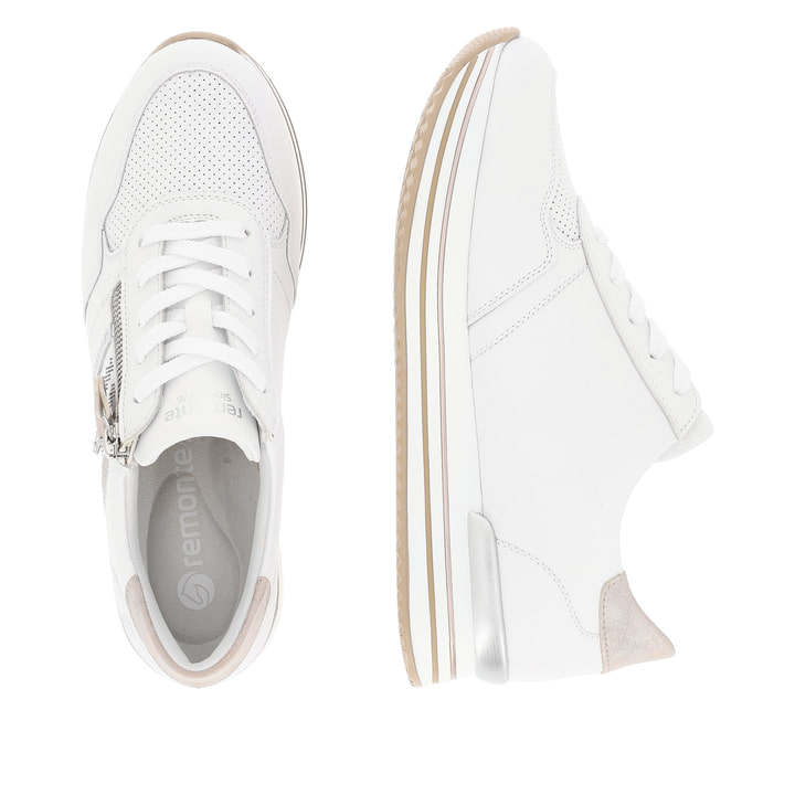 Remonte Artikelnummer D1318-80 remonte Damen Sneaker edelweiß-altrosa Cyber Monday