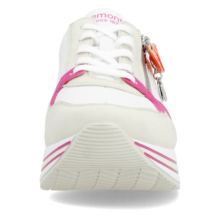 Remonte Artikelnummer D1323-80 remonte Damen Sneaker blütenweiß-fuchsia-orange Muttertagsangebot