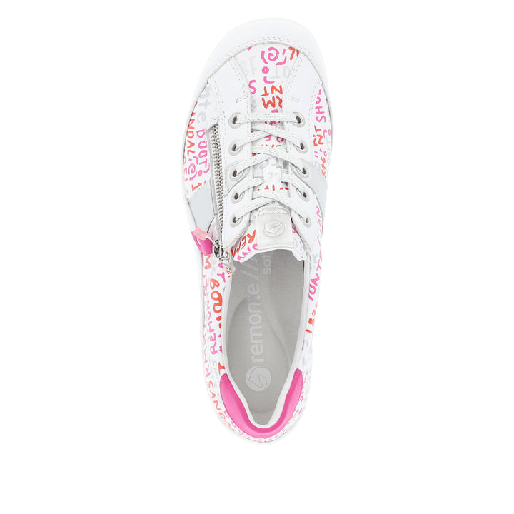 Remonte Artikelnummer R3403-81 remonte Damen Schnürschuhe reinweiß-magenta Valentinstagsangebot