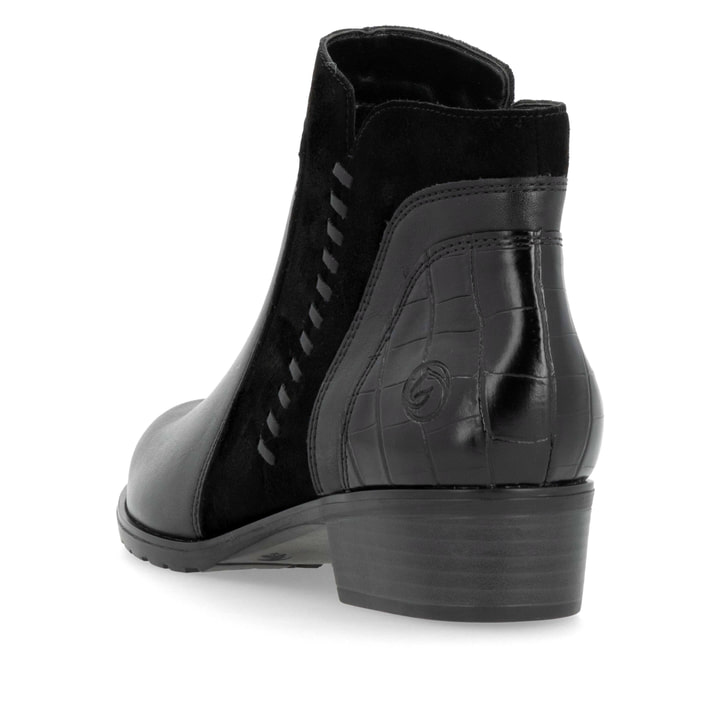 Remonte Artikelnummer D6893-02 remonte Damen Kurzstiefel stahlschwarz Blitzangebot