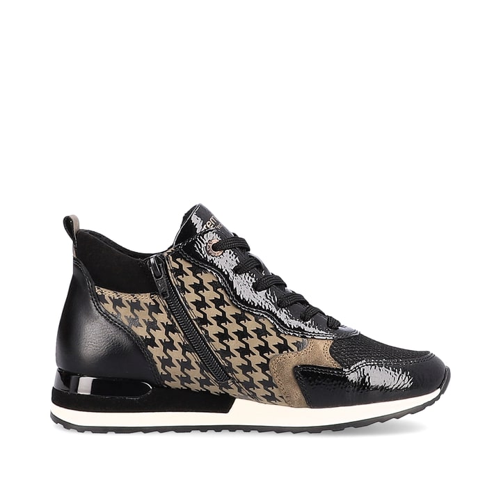Remonte Artikelnummer R2577-01 remonte Damen Sneaker stahlschwarz-braun Räumungsverkauf
