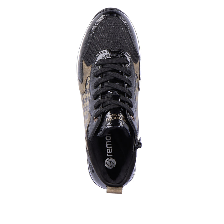 Remonte Artikelnummer R2577-01 remonte Damen Sneaker stahlschwarz-braun Räumungsverkauf
