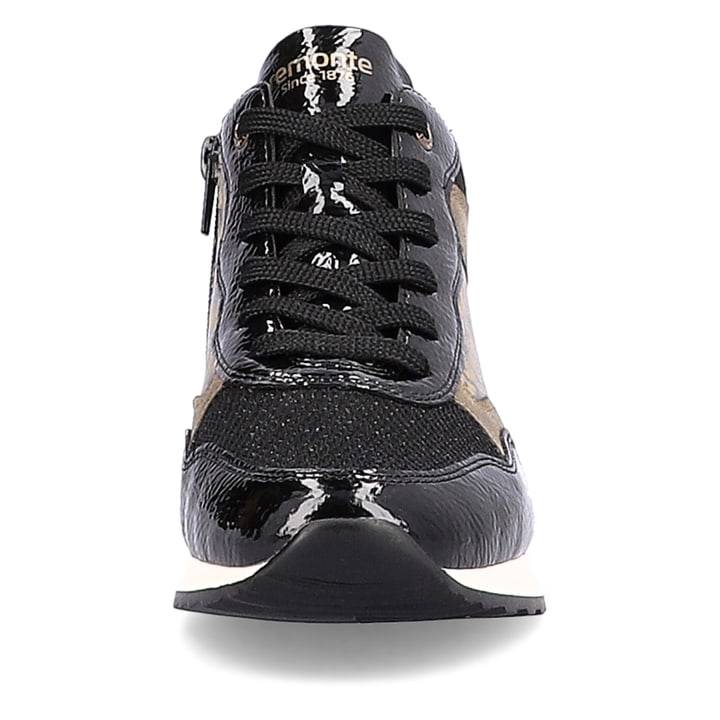 Remonte Artikelnummer R2577-01 remonte Damen Sneaker stahlschwarz-braun Räumungsverkauf