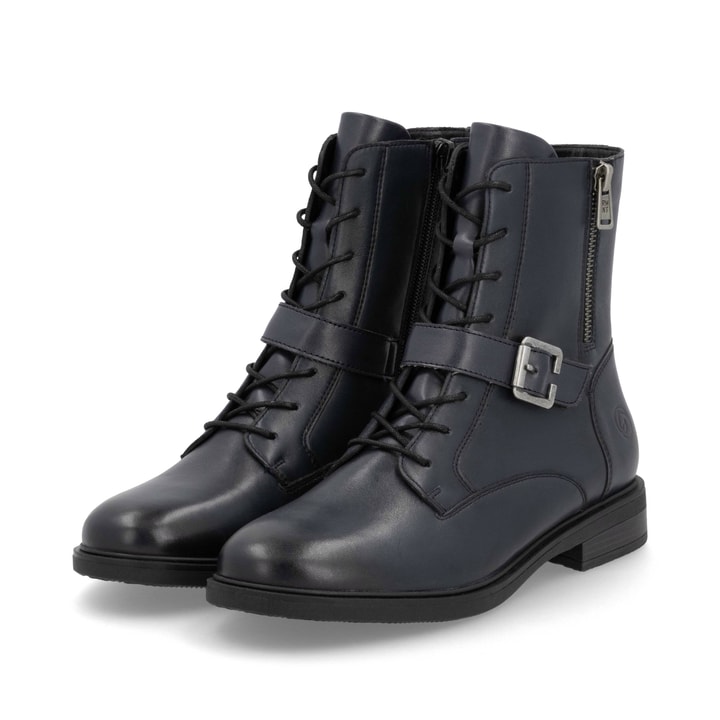 Remonte Artikelnummer D1U70-14 remonte Damen Biker Boots stahlblau