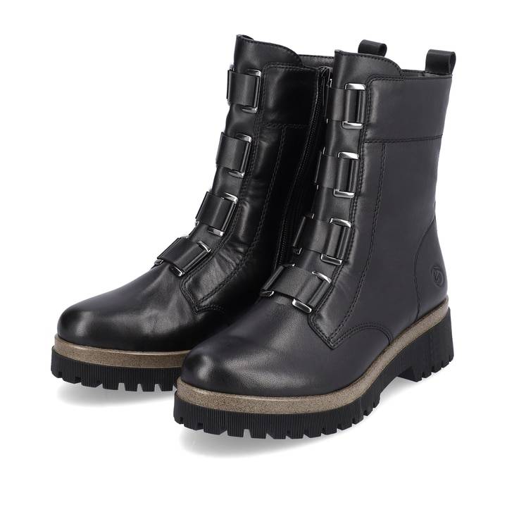 Remonte Artikelnummer D1B75-01 remonte Damen Kurzstiefel glanzschwarz im Angebot