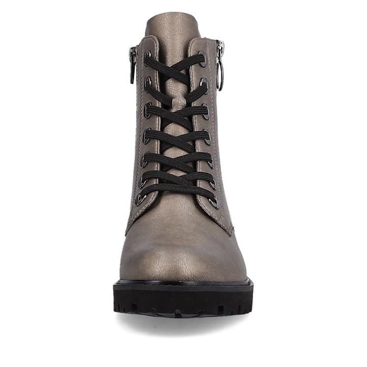 Remonte Artikelnummer D8671-91 remonte Damen Schnürstiefel mondgrau-tiefschwarz Fabrikverkauf