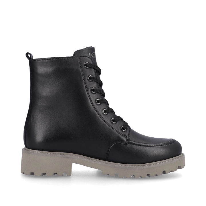 Remonte Artikelnummer D8667-01 remonte Damen Schnürstiefel asphaltschwarz Kostenloser Versand