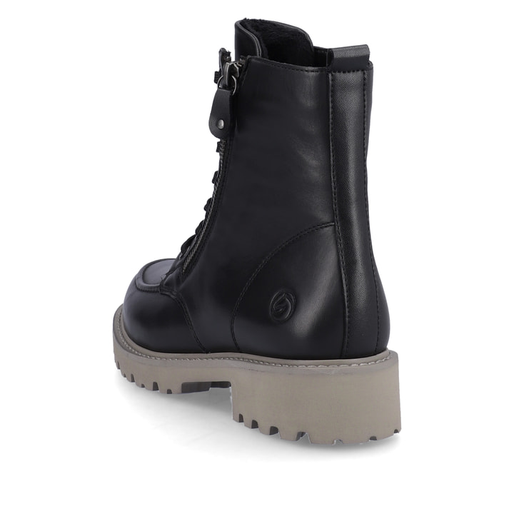 Remonte Artikelnummer D8667-01 remonte Damen Schnürstiefel asphaltschwarz Kostenloser Versand