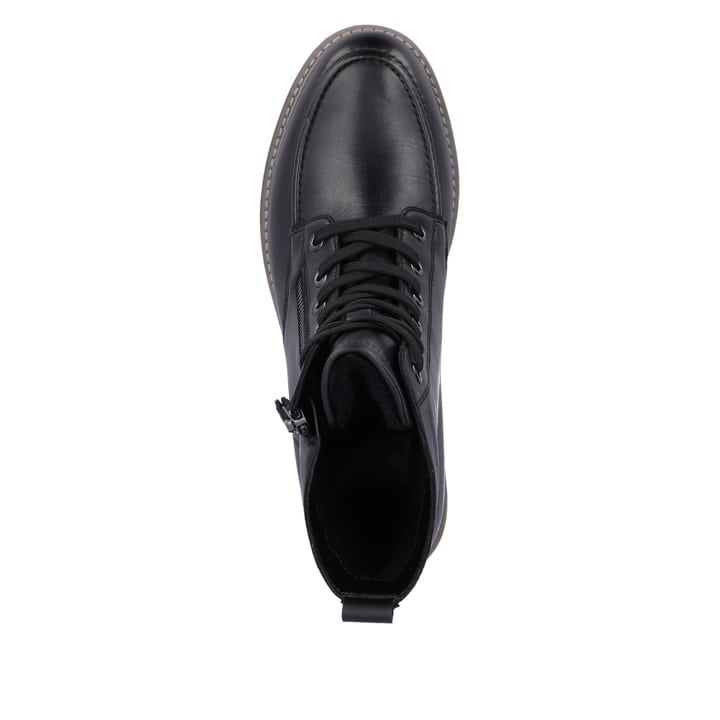 Remonte Artikelnummer D8667-01 remonte Damen Schnürstiefel asphaltschwarz Kostenloser Versand