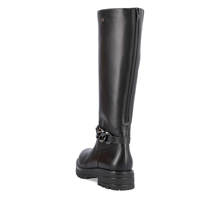 Remonte Artikelnummer D2282-01 remonte Damen Hochschaftstiefel tiefschwarz Preisnachlass