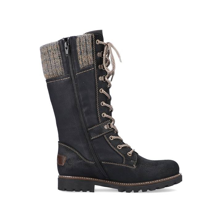 Remonte Artikelnummer D7477-02 remonte Damen Schnürstiefel nachtschwarz Saisonschlussverkauf