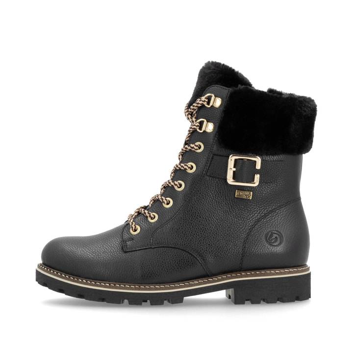 Remonte Artikelnummer D8481-02 remonte Damen Schnürstiefel tiefschwarz