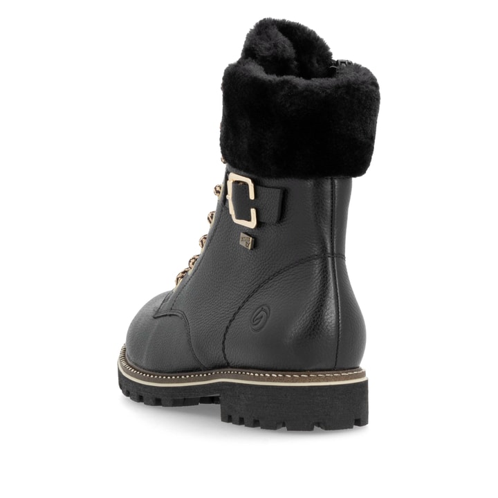 Remonte Artikelnummer D8481-02 remonte Damen Schnürstiefel tiefschwarz Osterangebot