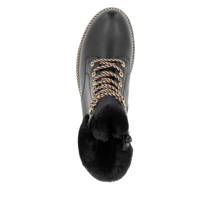 Remonte Artikelnummer D8481-02 remonte Damen Schnürstiefel tiefschwarz Osterangebot