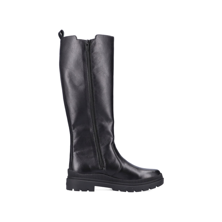 Remonte Artikelnummer D0C71-01 remonte Damen Hochschaftstiefel glanzschwarz Jubiläumsangebot