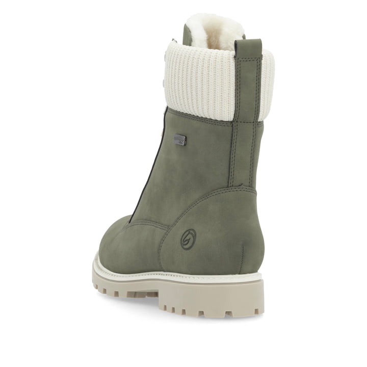 Remonte Artikelnummer D8482-54 remonte Damen Schnürstiefel khaki-vanilleweiß Heißer Verkauf