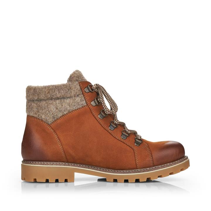 Remonte Artikelnummer D7478-22 remonte Damen Schnürstiefel nougatbraun-graubeige Letzte 3 Tage