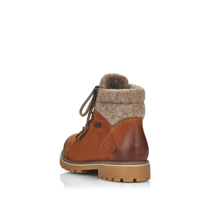 Remonte Artikelnummer D7478-22 remonte Damen Schnürstiefel nougatbraun-graubeige Letzte 3 Tage