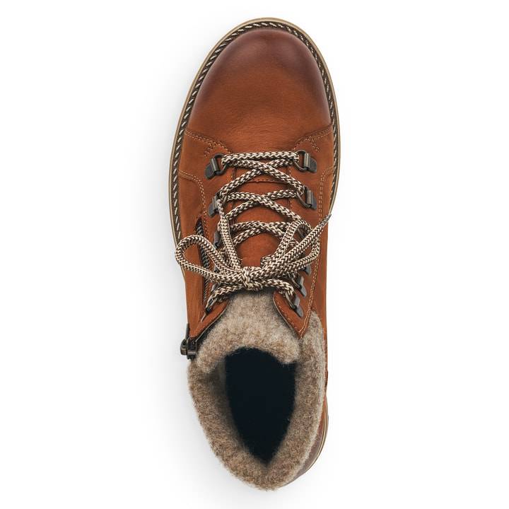 Remonte Artikelnummer D7478-22 remonte Damen Schnürstiefel nougatbraun-graubeige Letzte 3 Tage