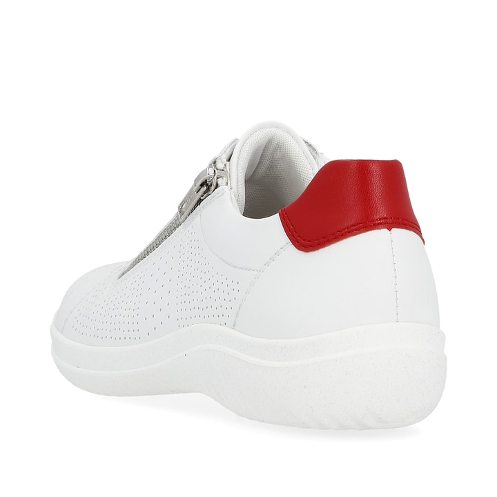 Remonte Artikelnummer D1E02-80 remonte Damen Schnürschuhe lilienweiß-kirschrot Letzte 2 Tage