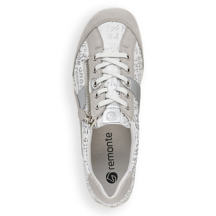 Remonte Artikelnummer R3403-80 remonte Damen Schnürschuhe mondgrau-metallic Vierteljährliche Förderung