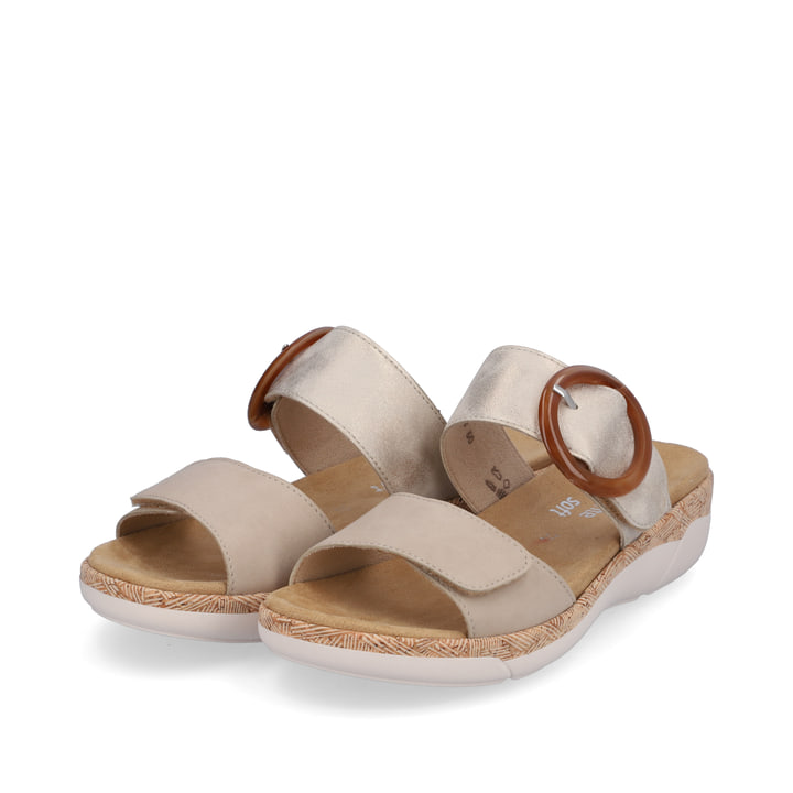 Remonte Artikelnummer R6858-60 remonte Damen Pantoletten champagner-beige