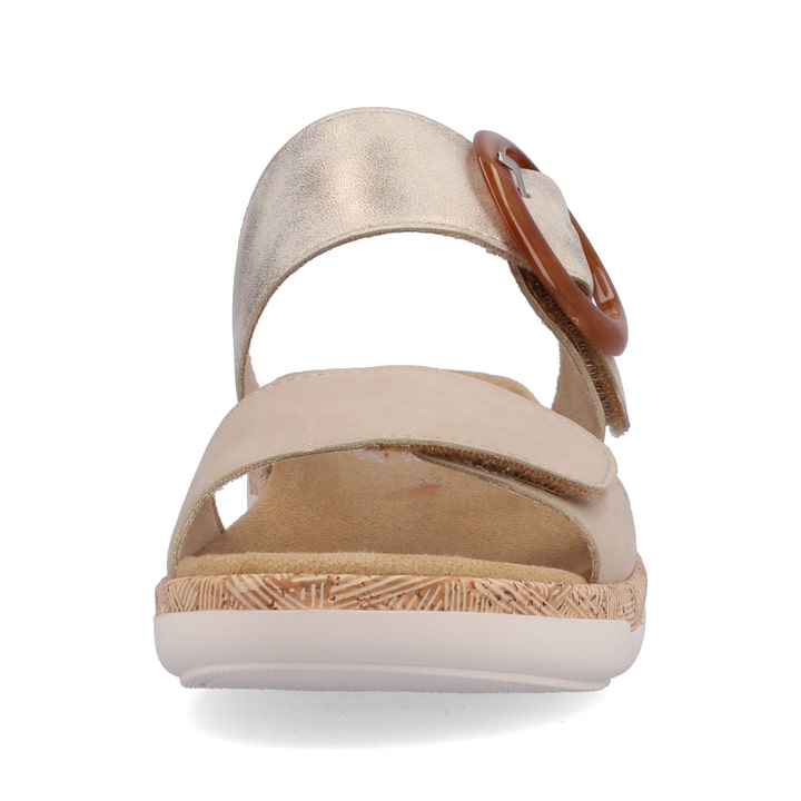 Remonte Artikelnummer R6858-60 remonte Damen Pantoletten champagner-beige Nur noch ein Tag übrig