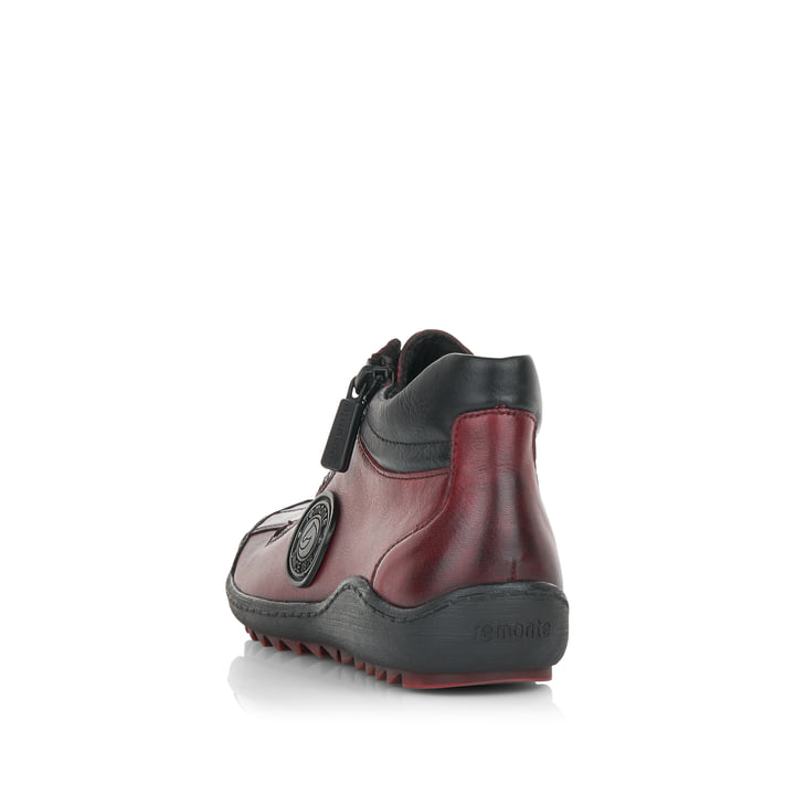 Remonte Artikelnummer R1477-35 remonte Damen Schnürschuhe bordeaux-schwarz 50% Rabatt mit kostenlosem Versand