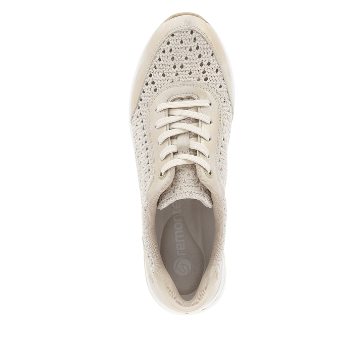 Remonte Artikelnummer D1G04-60 remonte Damen Sneaker beige-metallic Fabrikverkauf