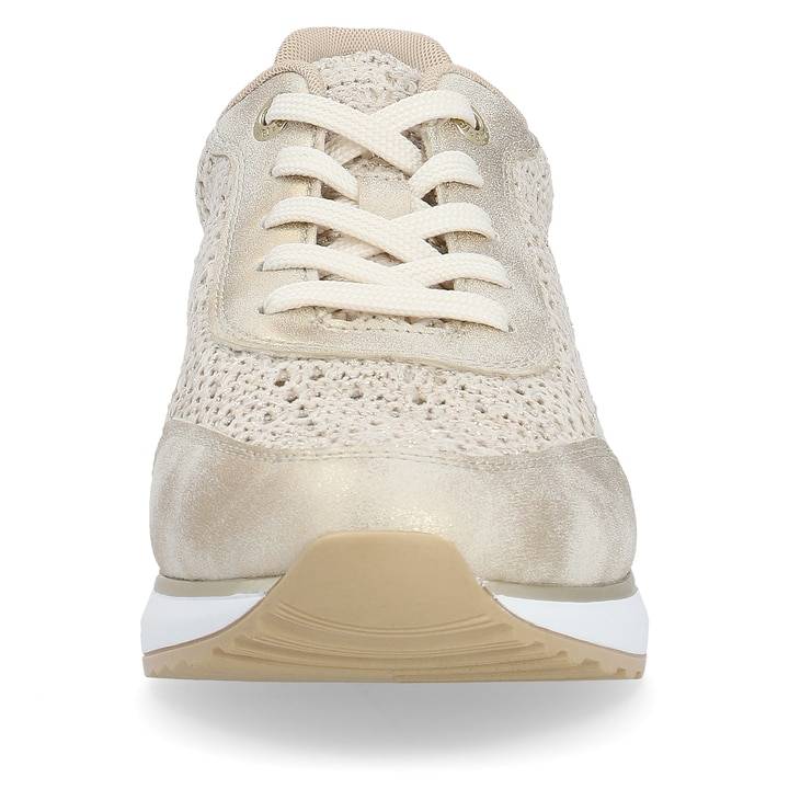 Remonte Artikelnummer D1G04-60 remonte Damen Sneaker beige-metallic Fabrikverkauf