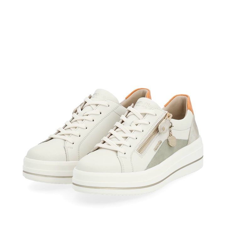 Remonte Artikelnummer D1C01-81 remonte Damen Sneaker cremeweiß-metallic