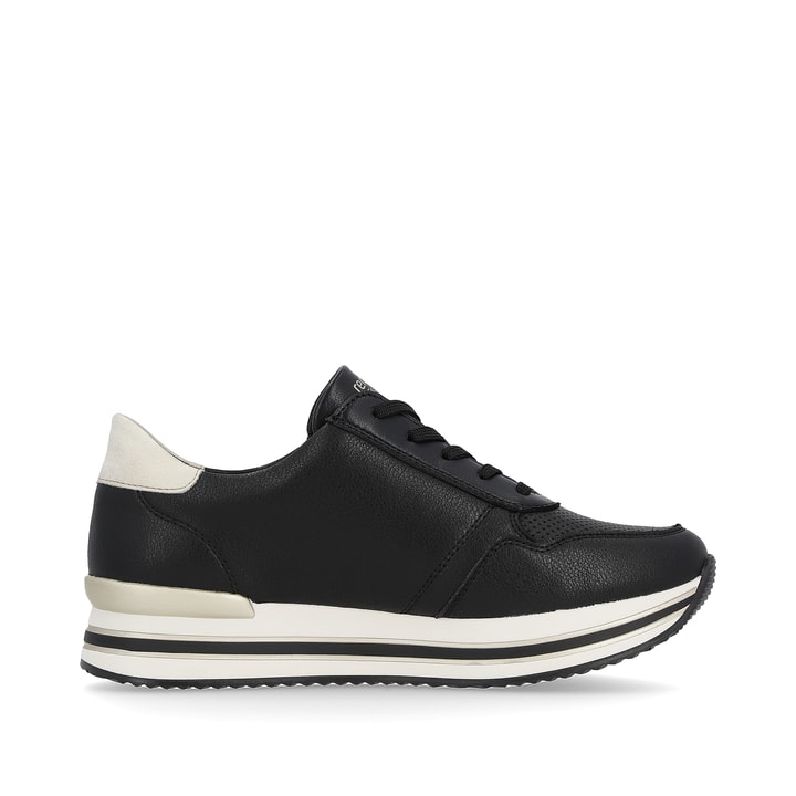 Remonte Artikelnummer D1318-01 remonte Damen Sneaker mattschwarz-gold Fabrik Onlineshop