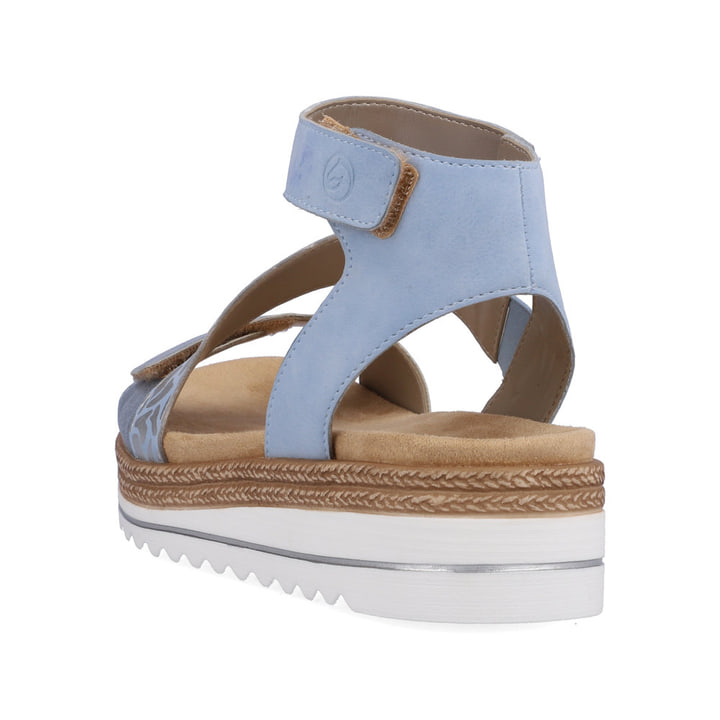 Remonte Artikelnummer D0Q53-10 remonte Damen Riemchensandalen pastellblau-metallic Saisonschlussverkauf