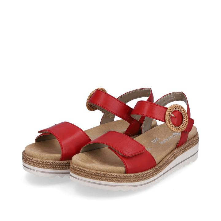 Remonte Artikelnummer D0Q52-33 remonte Damen Riemchensandalen rubinrot Heißer Verkauf