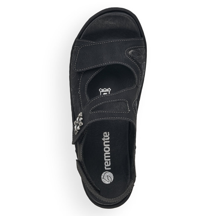 Remonte Artikelnummer D7647-01 remonte Damen Riemchensandalen tiefschwarz Online Outlet