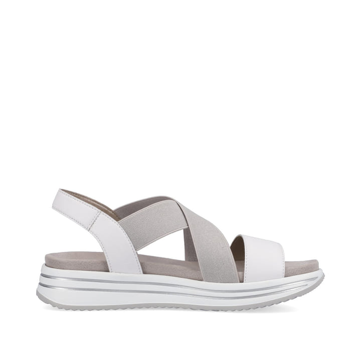 Remonte Artikelnummer R2954-80 remonte Damen Riemchensandalen edelweiß-mondgrau Räumungsverkauf