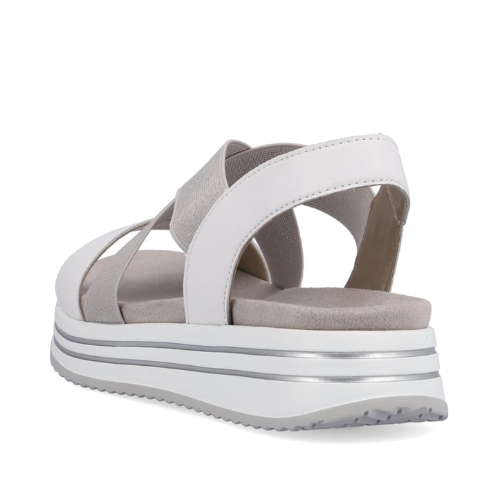 Remonte Artikelnummer R2954-80 remonte Damen Riemchensandalen edelweiß-mondgrau Räumungsverkauf