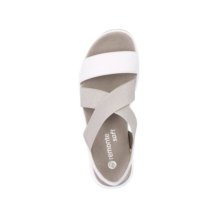 Remonte Artikelnummer R2954-80 remonte Damen Riemchensandalen edelweiß-mondgrau Räumungsverkauf