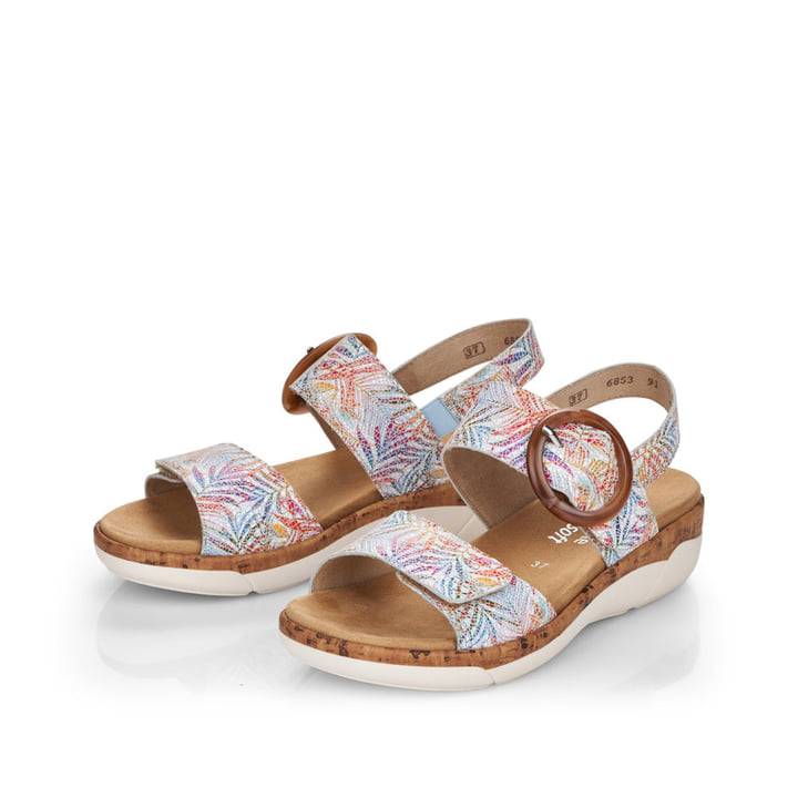 Remonte Artikelnummer R6853-91 remonte Damen Riemchensandalen buntgemustert Riesige Ersparnisse