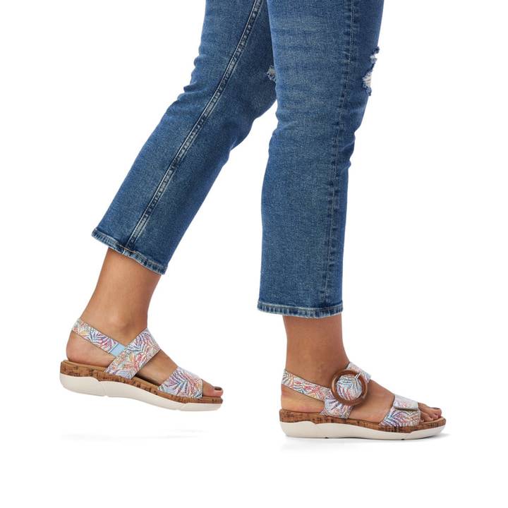 Remonte Artikelnummer R6853-91 remonte Damen Riemchensandalen buntgemustert Riesige Ersparnisse