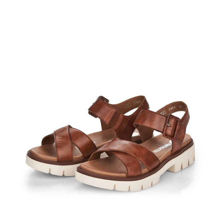 Remonte Artikelnummer D7950-24 remonte Damen Riemchensandalen schokobraun Tiefpreis