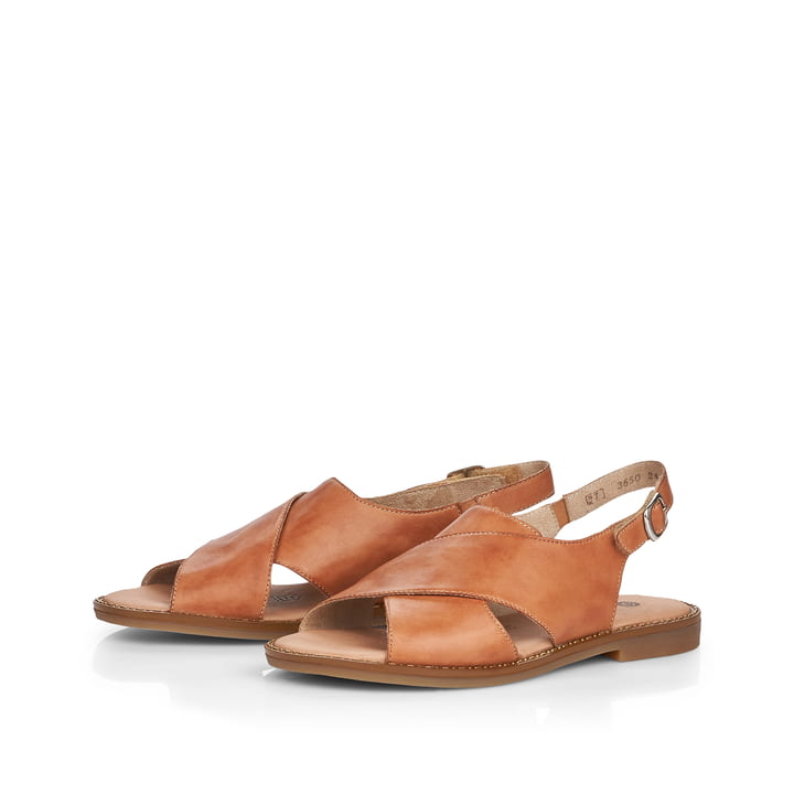 Remonte Artikelnummer D3650-24 remonte Damen Riemchensandalen karamellbraun Super Sparpreis