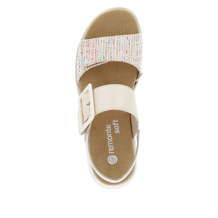 Remonte Artikelnummer D1J53-60 remonte Damen Riemchensandalen vanillebeige-multi Sonderangebot der Fabrik