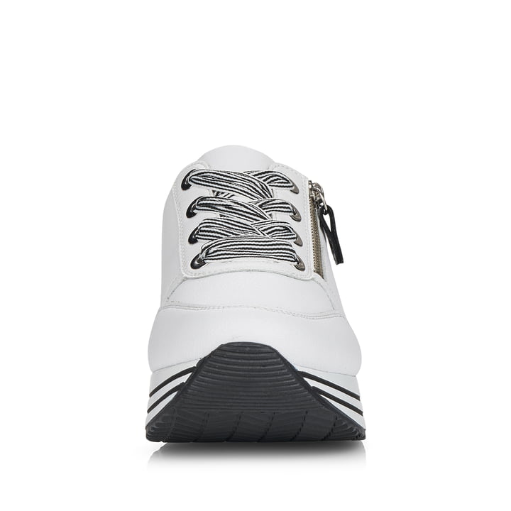Remonte Artikelnummer D1312-80 remonte Damen Sneaker edelweiß-glanzschwarz Nur noch ein Tag übrig