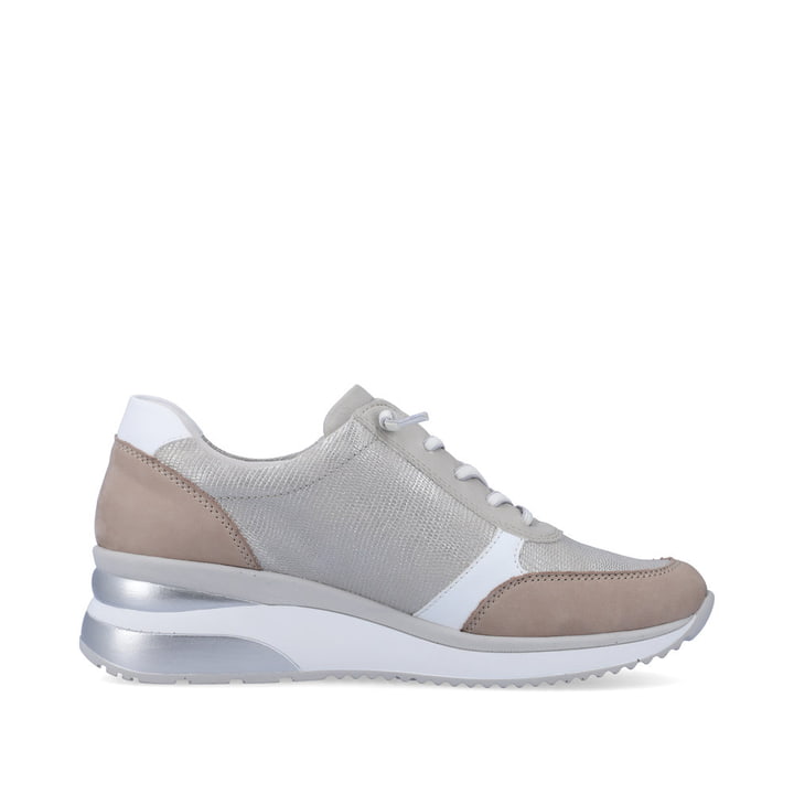 Remonte Artikelnummer D2410-40 remonte Damen Sneaker platingrau-sandbeige Fabrikladen