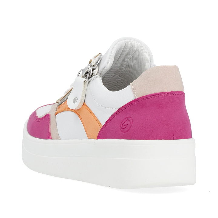 Remonte Artikelnummer D0J01-84 remonte Damen Sneaker weiß-pink-orange Outlet