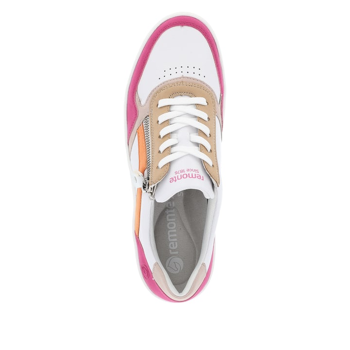 Remonte Artikelnummer D0J01-84 remonte Damen Sneaker weiß-pink-orange Outlet
