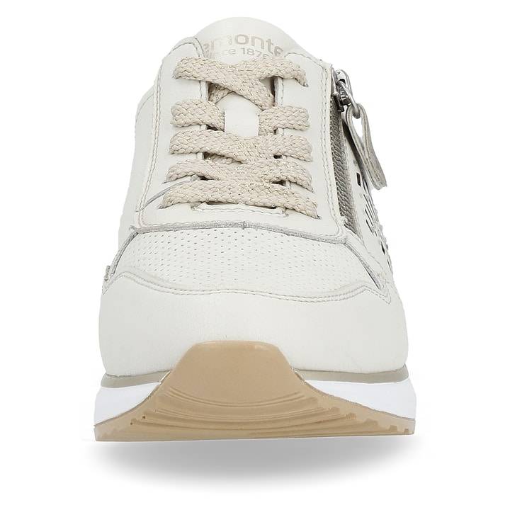Remonte Artikelnummer D1G00-81 remonte Damen Sneaker cremeweiß-beigemetallic Auslauf