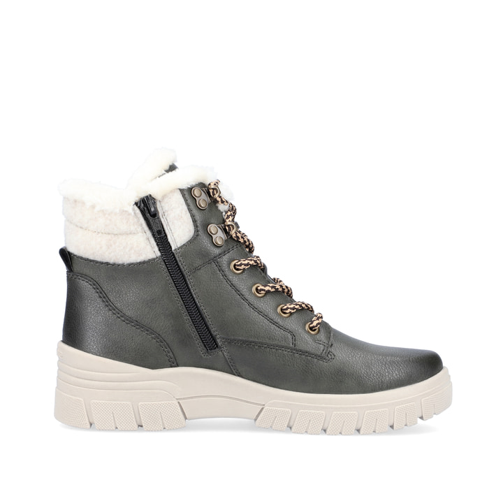 Remonte Artikelnummer D0E71-52 remonte Damen Schnürstiefel grüngrau Fabrikverkauf